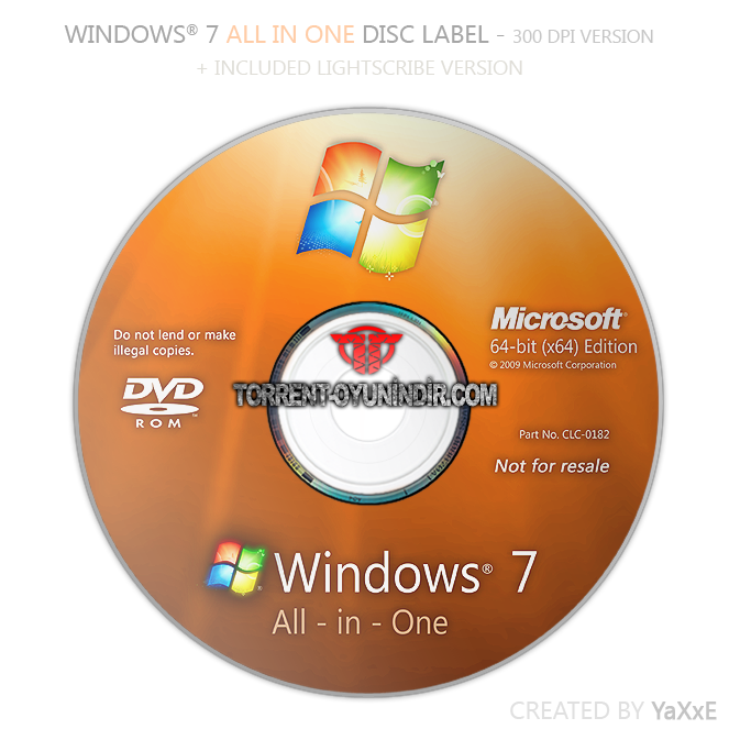 WINDOWS 7 ALL IN ONE PRE-ACTIVATED