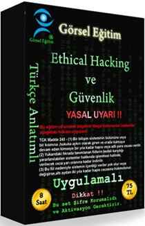 Ethical Hacking (Güvenlik) Görsel Eğitim Seti İndir – Türkçe