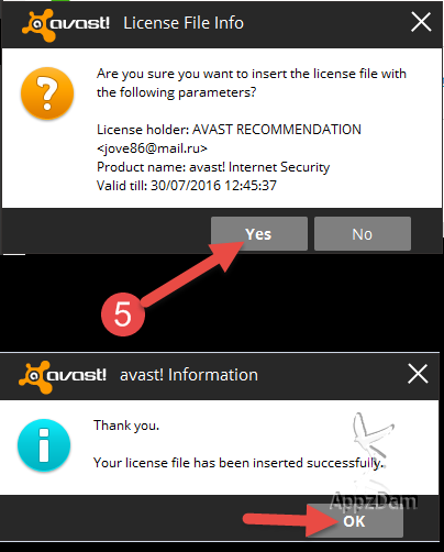 Avast! Internet Security/Antivirus 2015 10.2.2218   License valid till 2017 - AppzDam