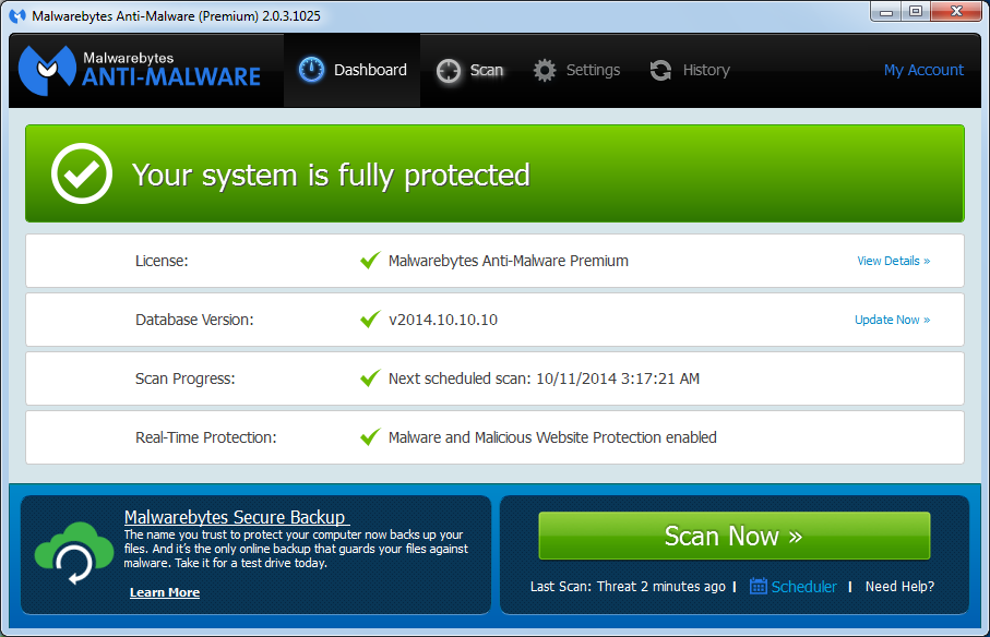 Malwarebytes Anti-Malware Premium 2.0.3.1025 Final   Keys [ATOM]